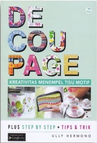 Image of Decoupage: Kreativitas Menempel Tisu Motif