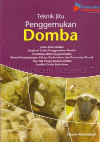 Teknik Jitu Penggemukan Domba